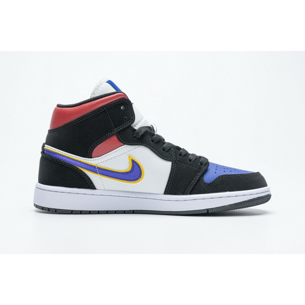 air jordan 1 mid se lakers top 3